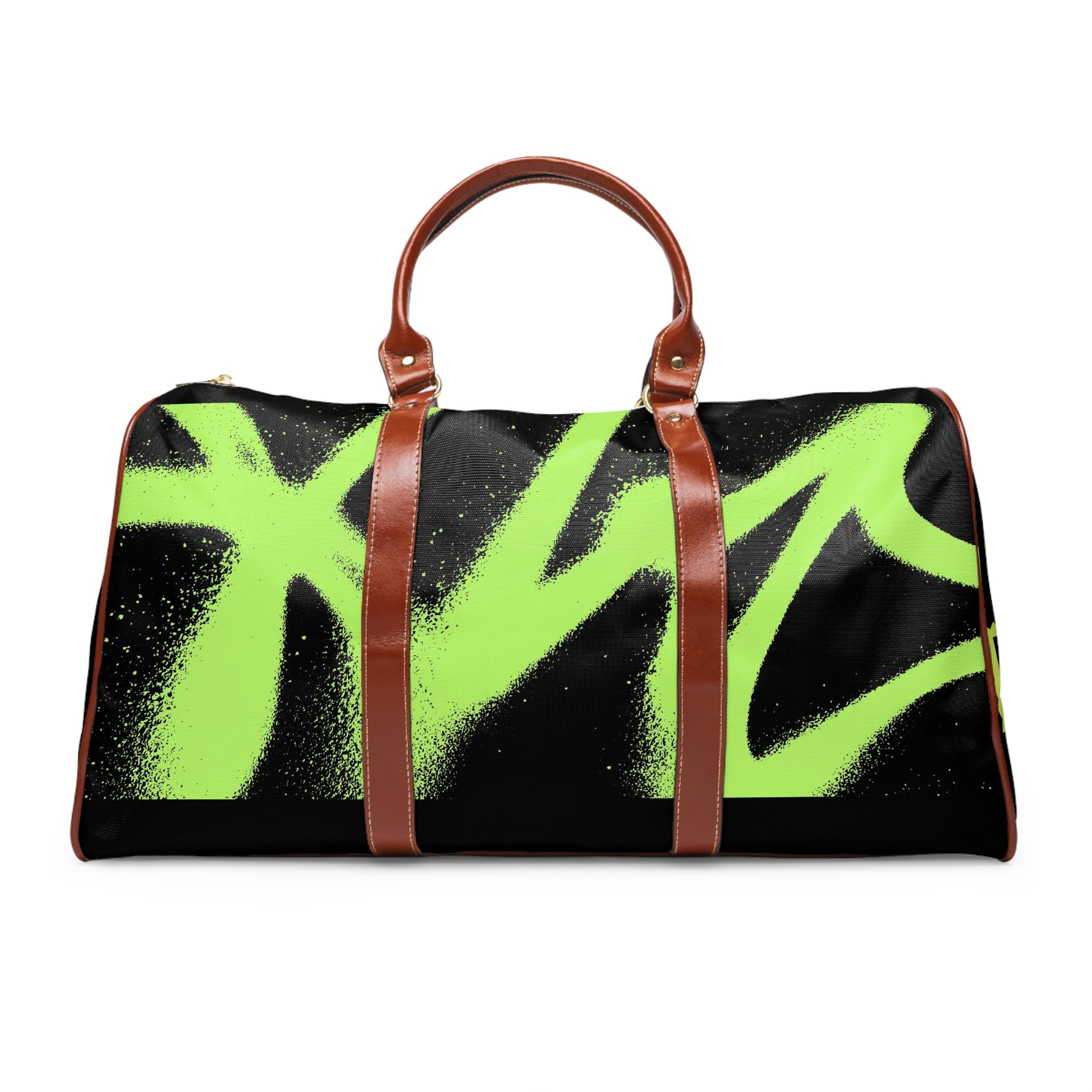 Neon Graffiti Waterproof Travel Bag