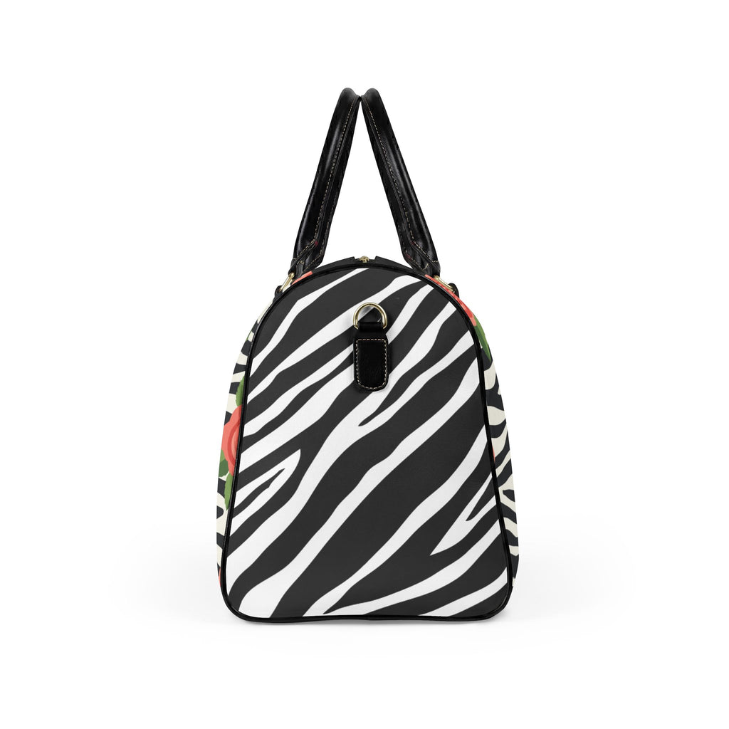 The TRS Zebra & Rose Large Travel Bag