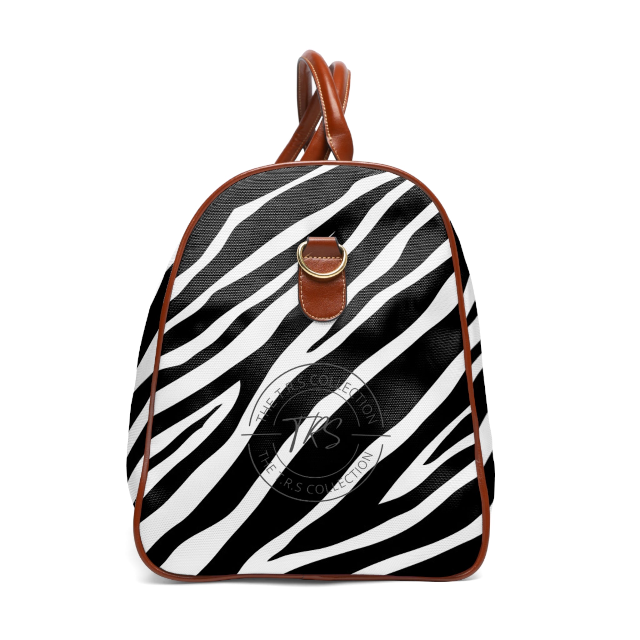 The TRS Premium Zebra Chic Waterproof Travel Duffel —