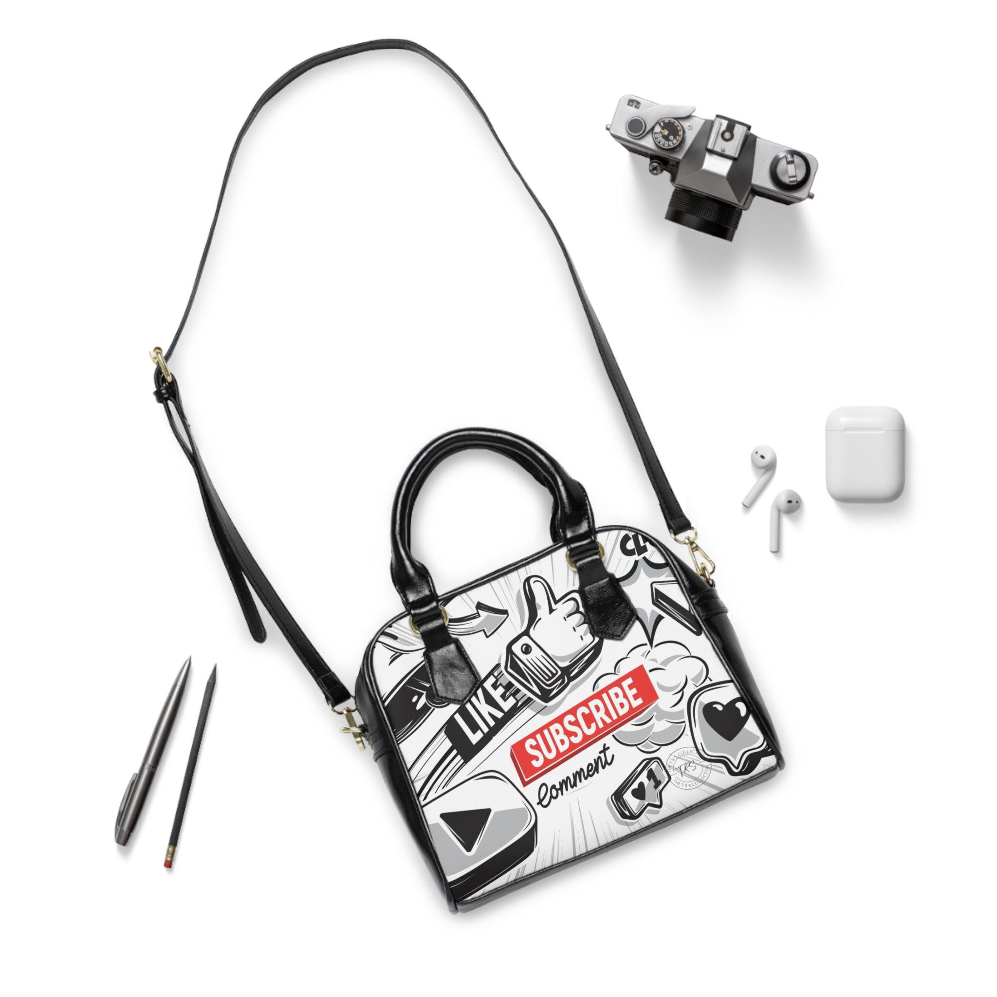 The TRS— 'Subscribe, Like, Comment' Premium Handbag