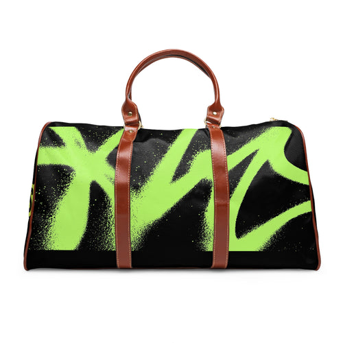 Neon Graffiti Waterproof Travel Bag