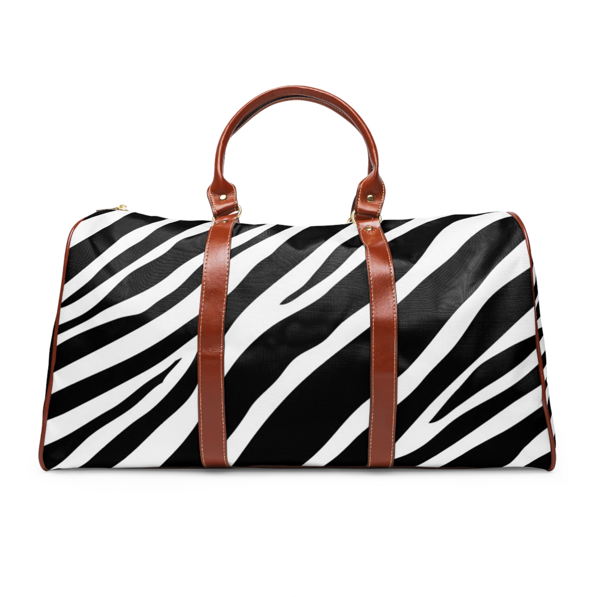 The TRS Premium Zebra Chic Waterproof Travel Duffel —