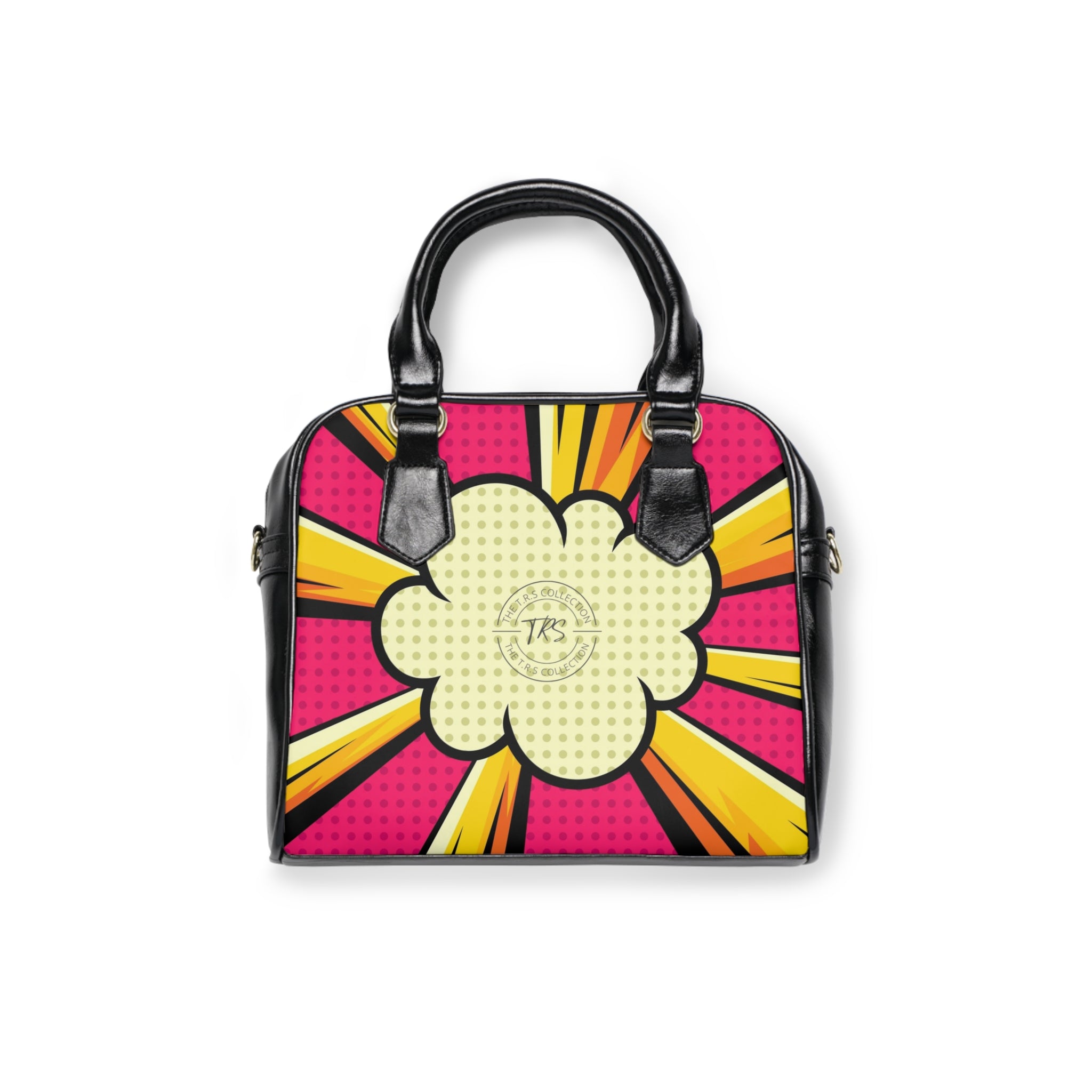 The TRS Premium Super Cute Yellow & Pink Pop Art Tote Bag