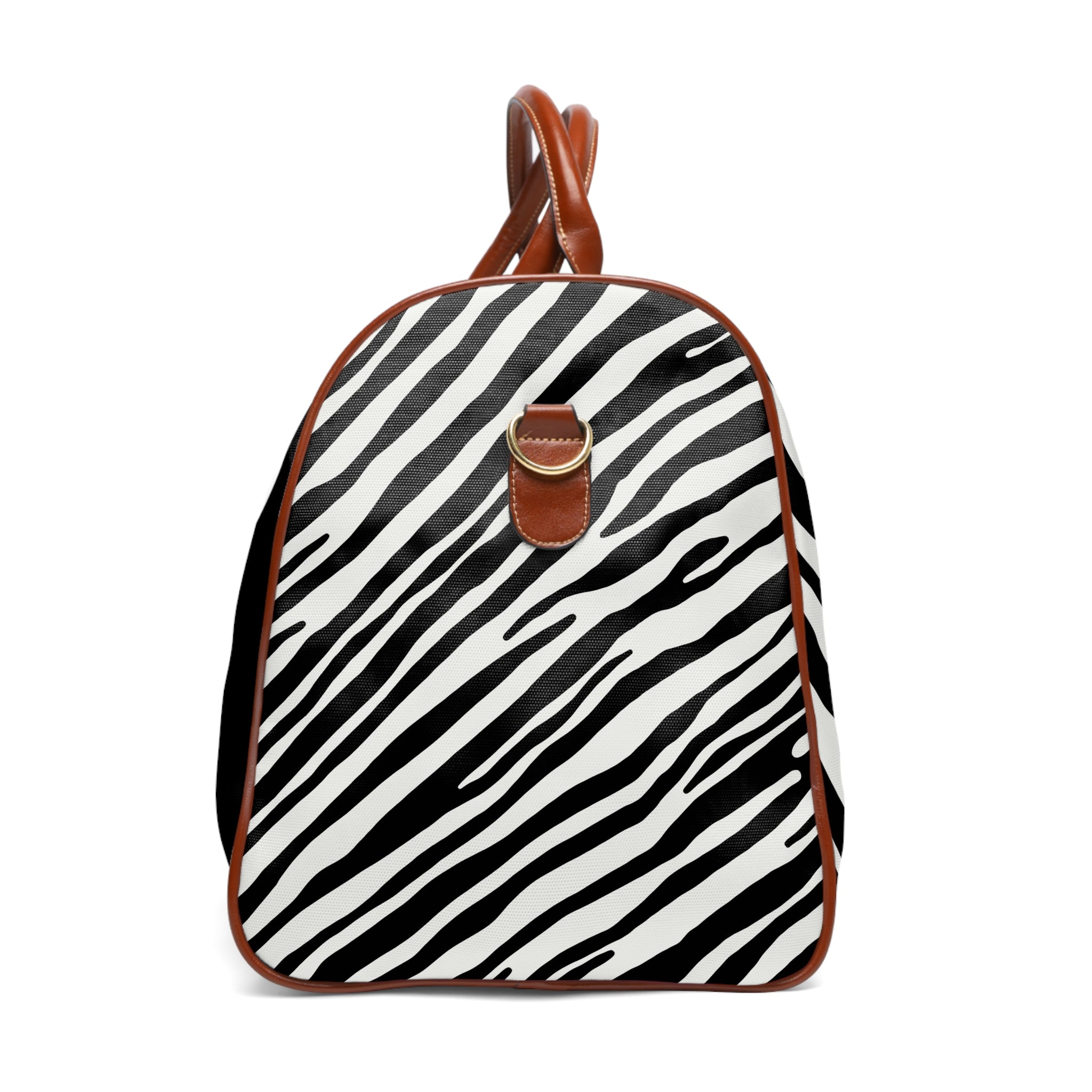 The TRS Zebra, Skull & Yellow Roses Large Duffel Bag