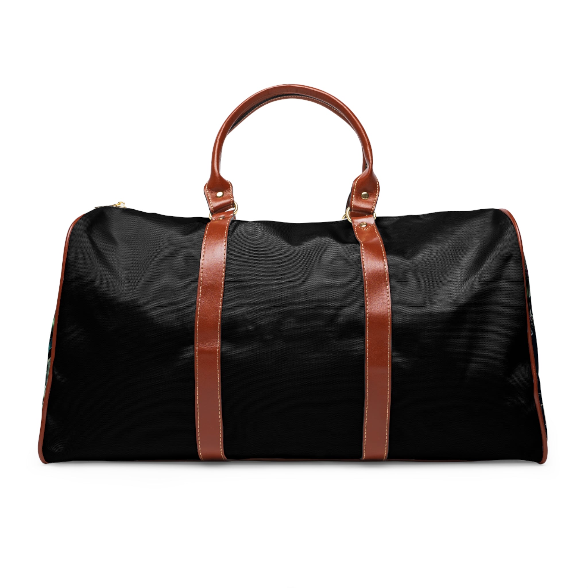 The TRS Bold & Vibrant Skulls & Roses Waterproof Duffel