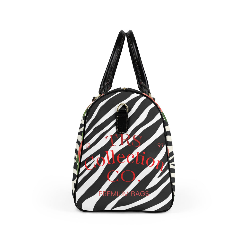The TRS Zebra & Rose Large Travel Bag