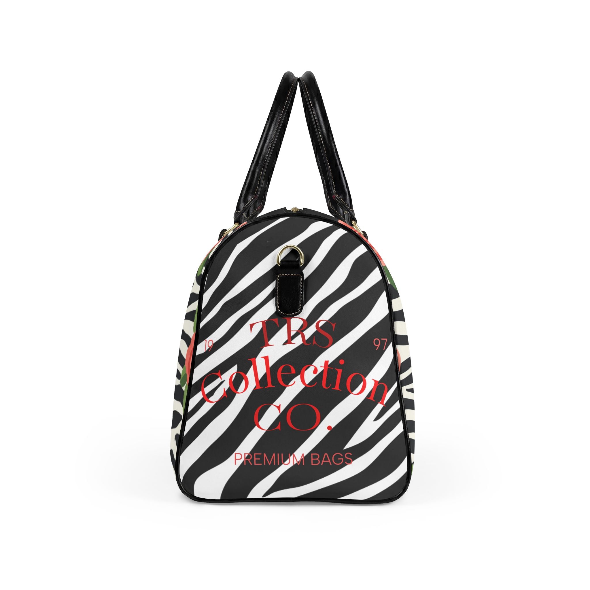 The TRS Zebra & Rose Large Travel Bag